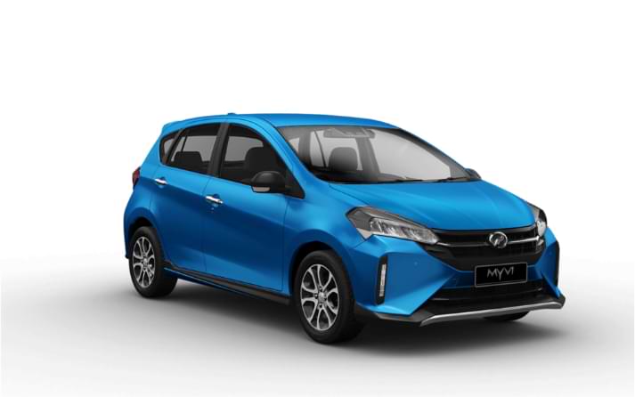 myvi electric blue