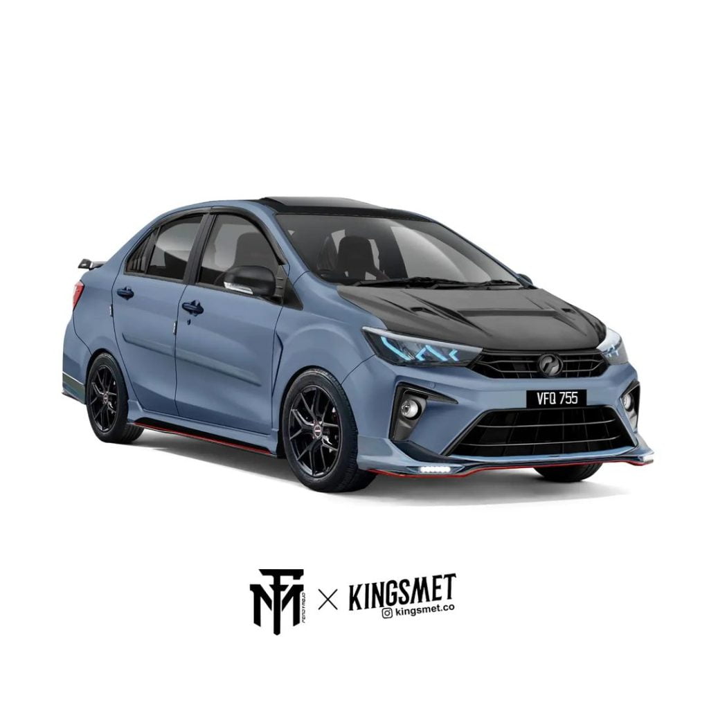 perodua bezza fendy mojo x kingsmet