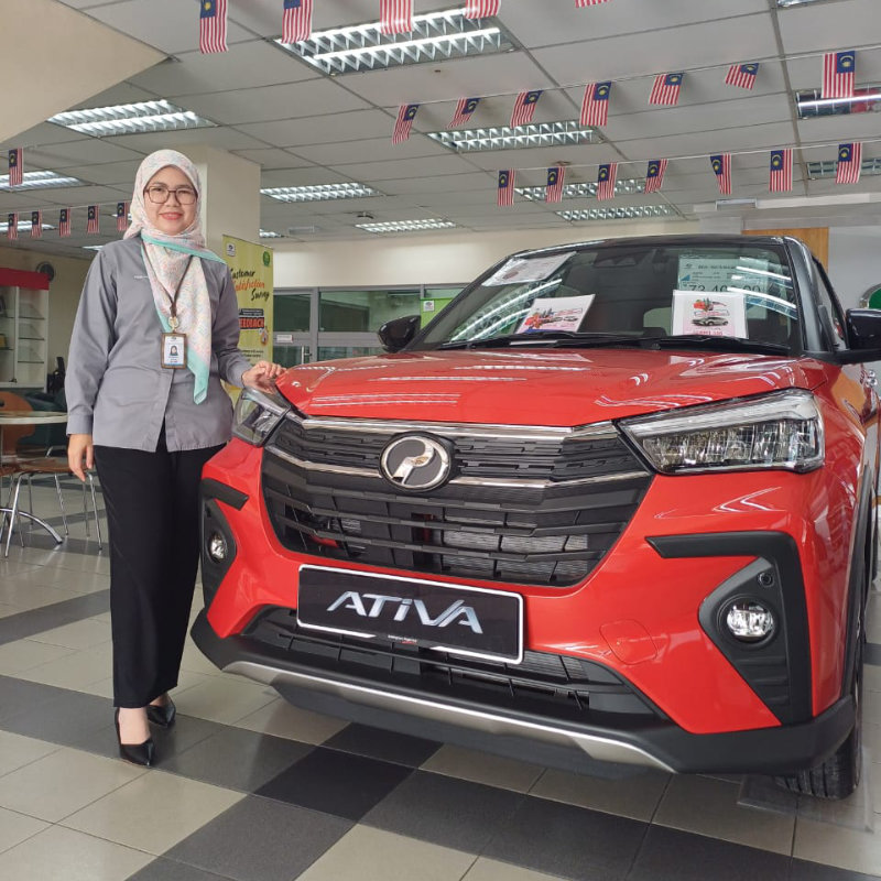 perodua dila with ativa in skudai